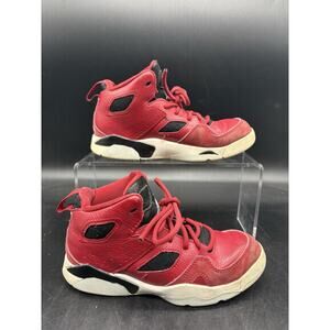 Nike Air Jordan Flight Club 91 Gym Red Kids Size 13C 555470-600